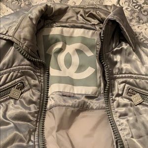 Chanel satin coat/ jacket